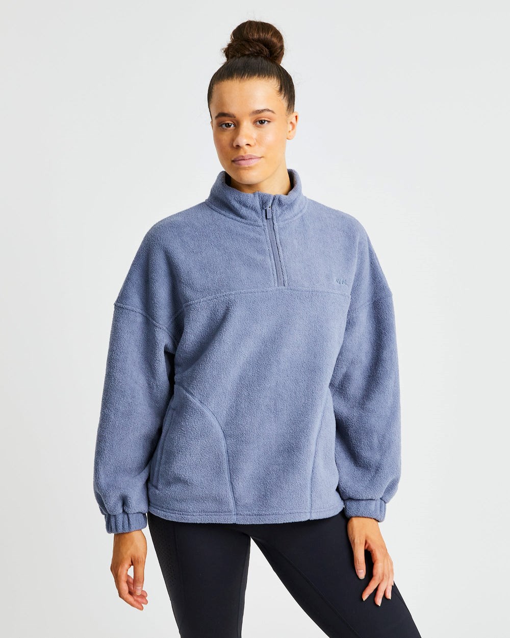 AYBL Effortless Oversized Fleece Modre | 39TQFELWS