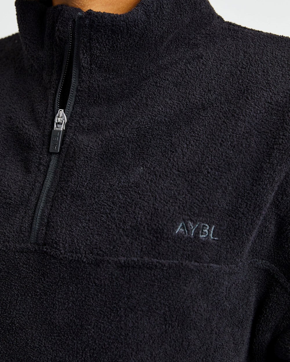 AYBL Effortless Oversized Fleece Čierne | 23PVCJQMR