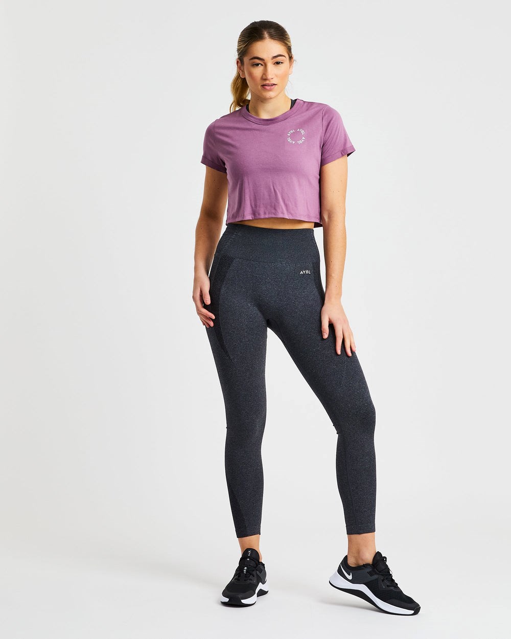 AYBL Element Crop Top Nachový | 10FEKIZPO