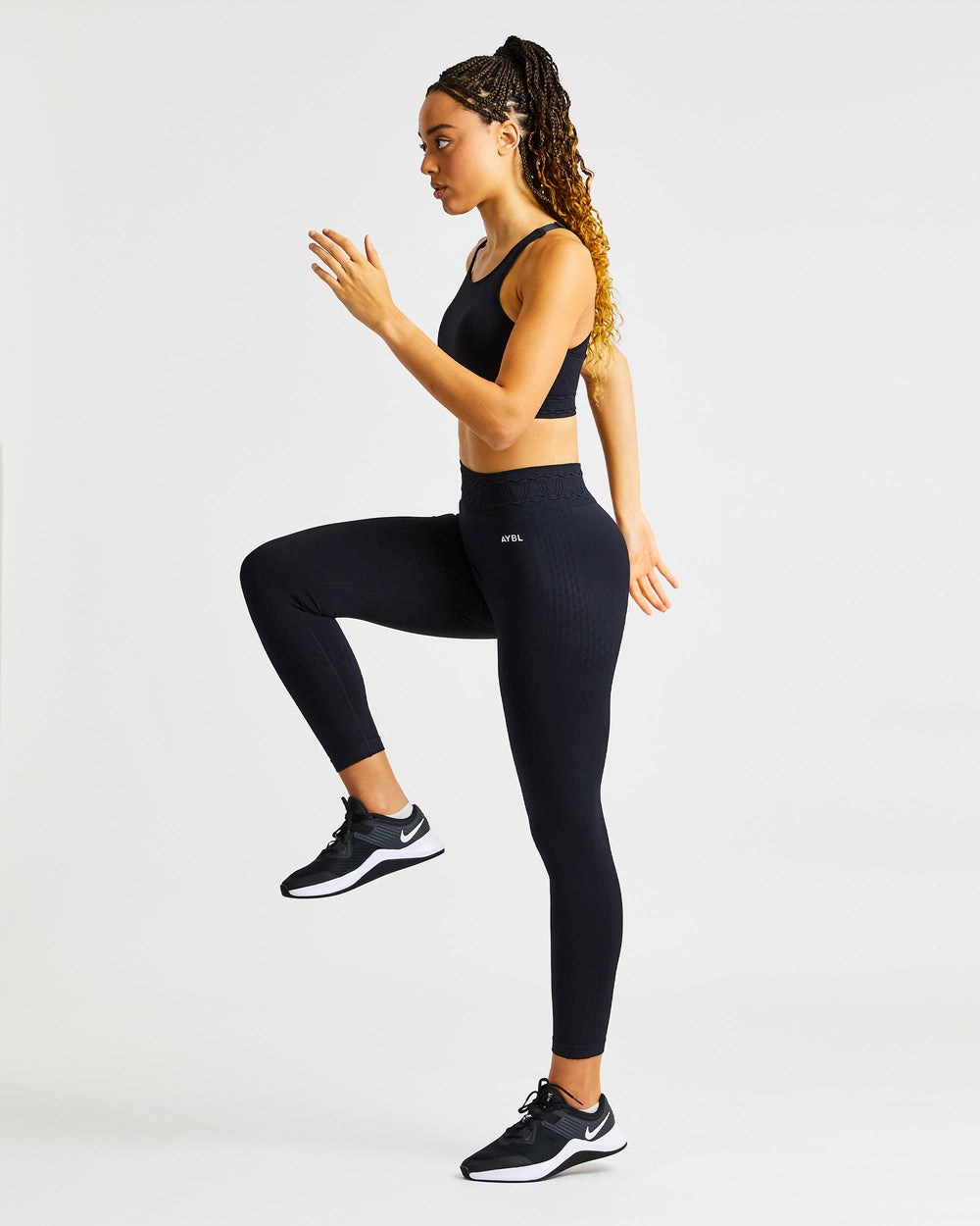 AYBL Elevate Seamless Leggings Čierne | 94TOYDGQH