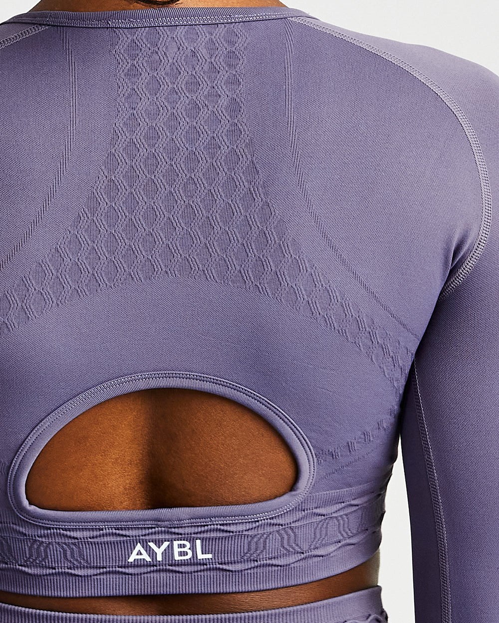 AYBL Elevate Seamless Long Sleeve Crop Top Nachový | 37UWENOAM