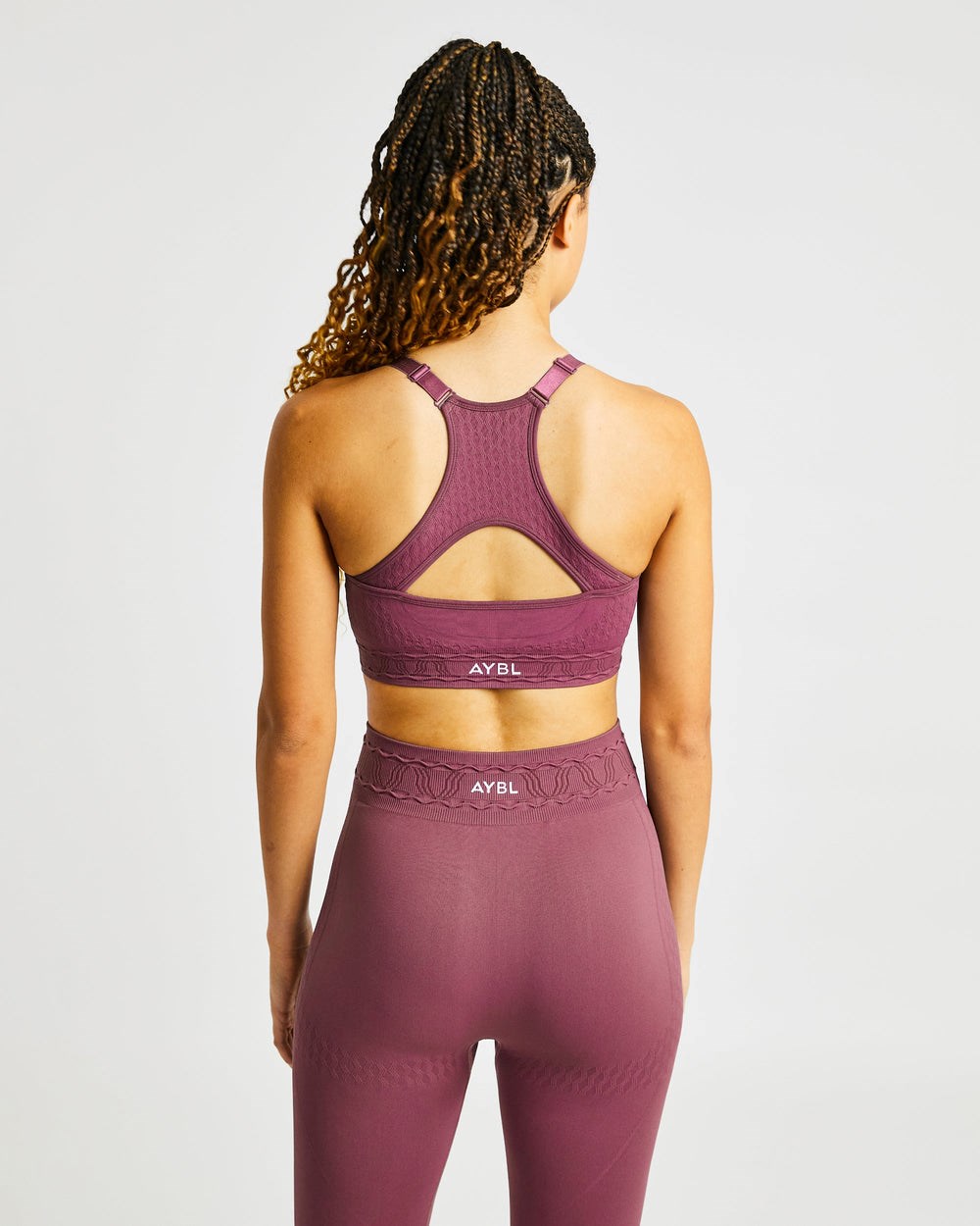 AYBL Elevate Seamless Sports Bra Ruzove | 97DVYOFWB