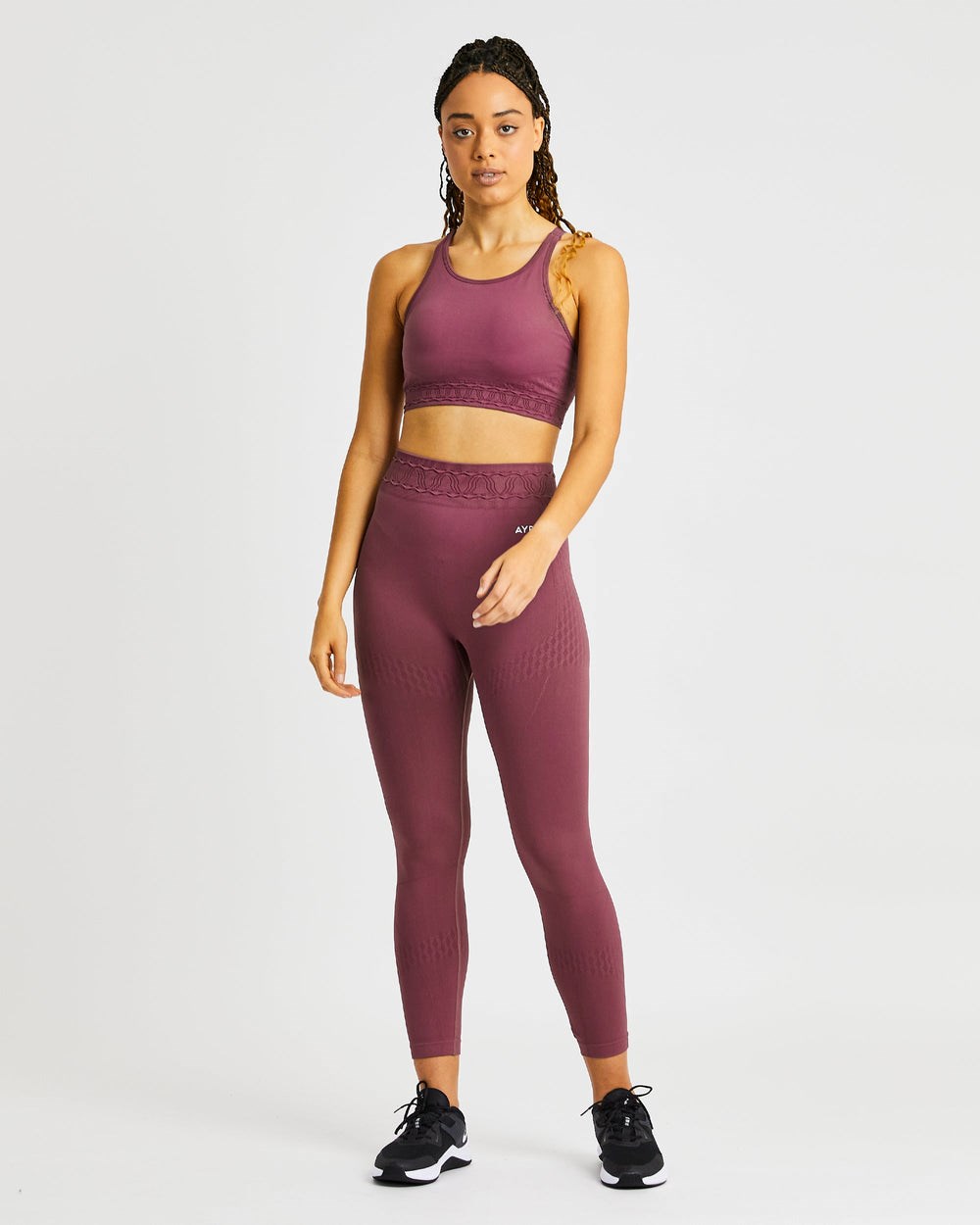 AYBL Elevate Seamless Sports Bra Ruzove | 97DVYOFWB