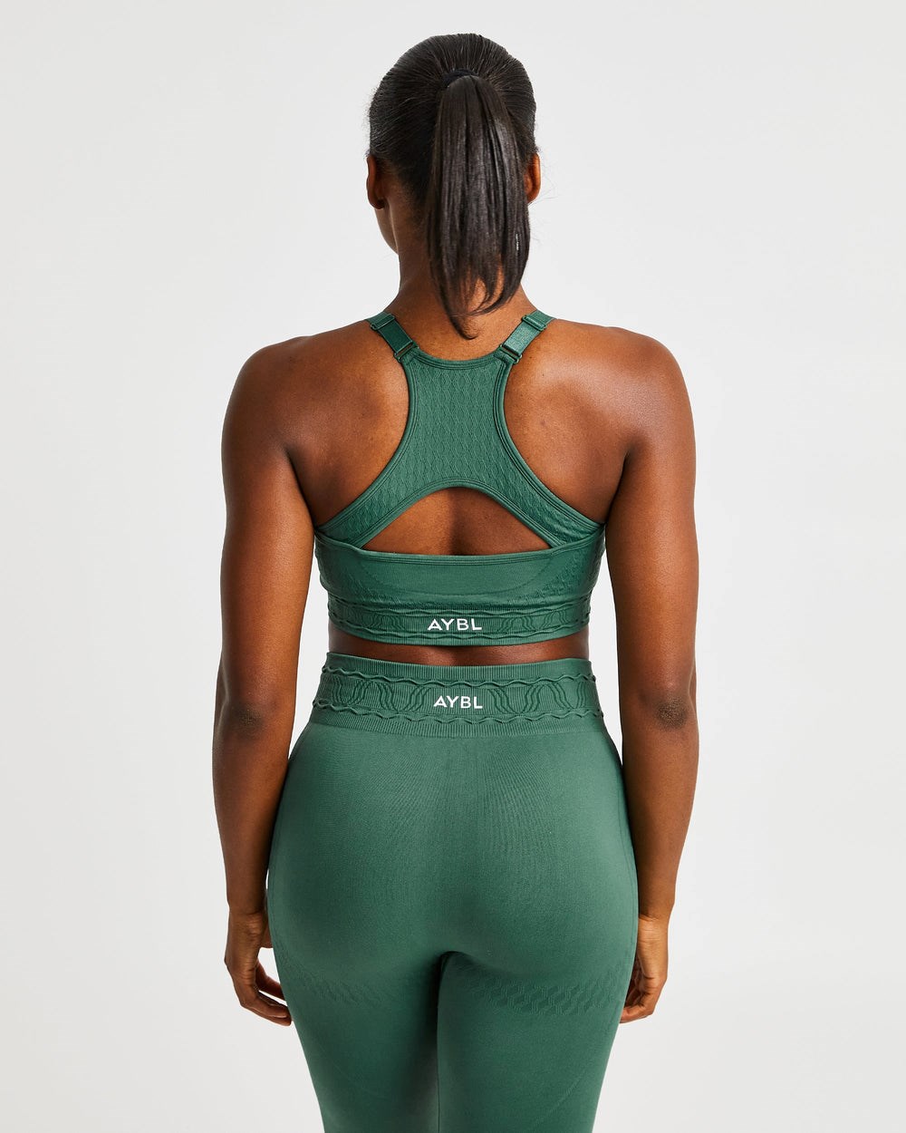 AYBL Elevate Seamless Sports Bra Zelene | 53VPAOJWE