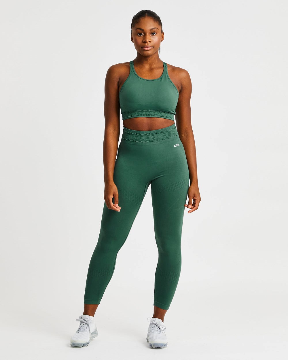 AYBL Elevate Seamless Sports Bra Zelene | 53VPAOJWE