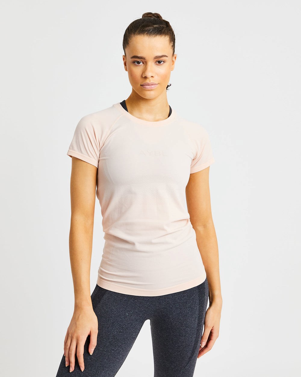 AYBL Embrace Seamless T Shirt Soft Peach | 72FMVGACI