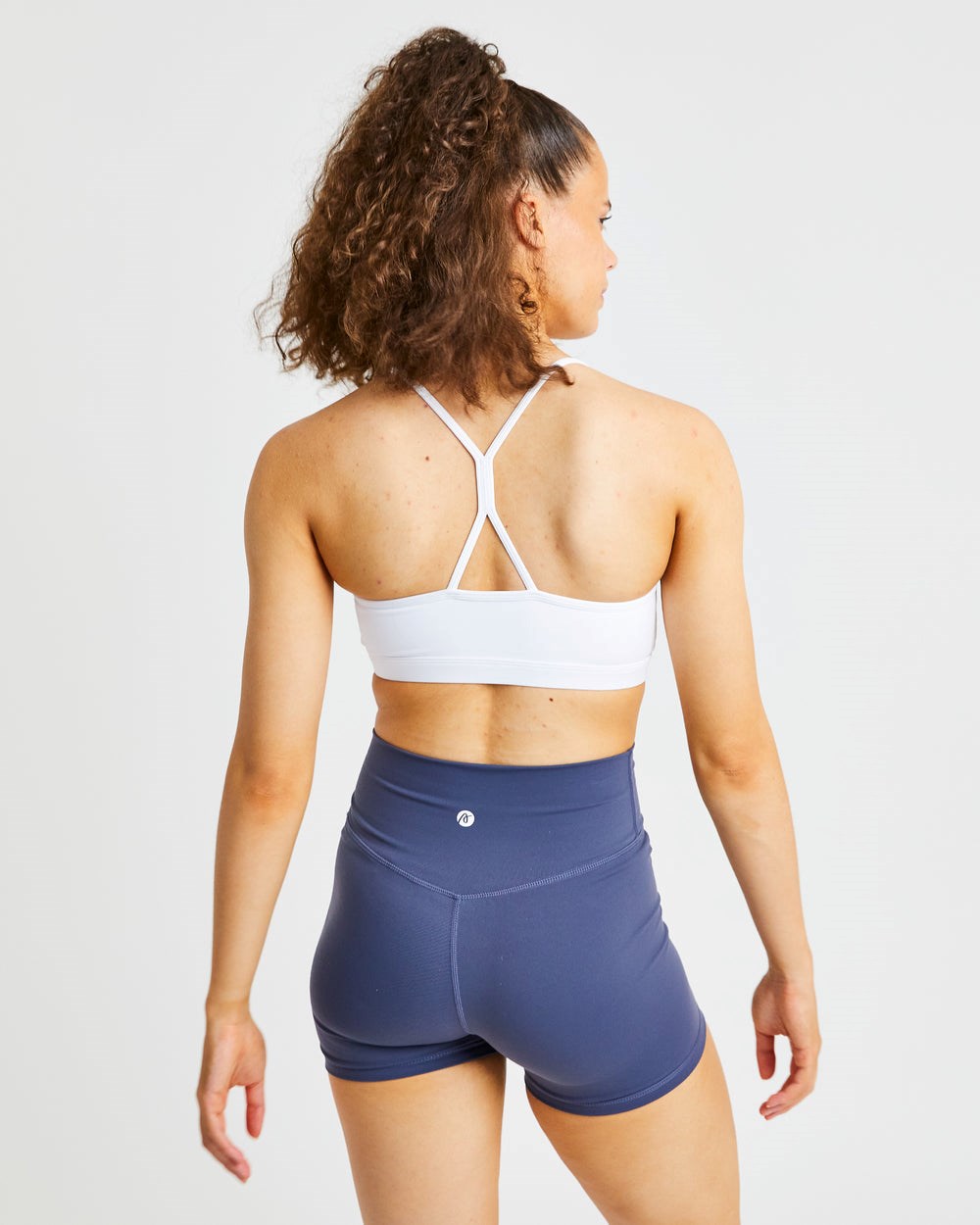 AYBL Essential Ruched Sports Bra Biele | 51WGVYHKJ