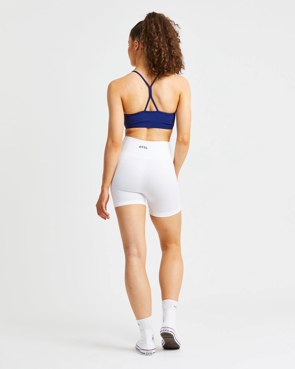 AYBL Essential Ruched Sports Bra Námornícka Modrá | 56HXDLQSK