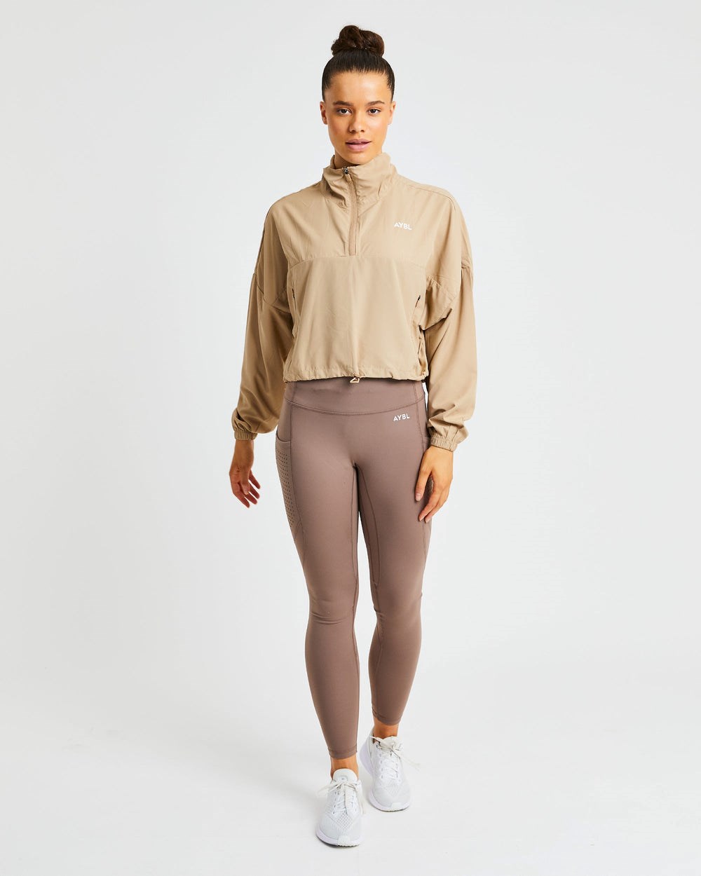 AYBL Everyday 1/2 Zip Pullover Nude | 83DQIFWAC