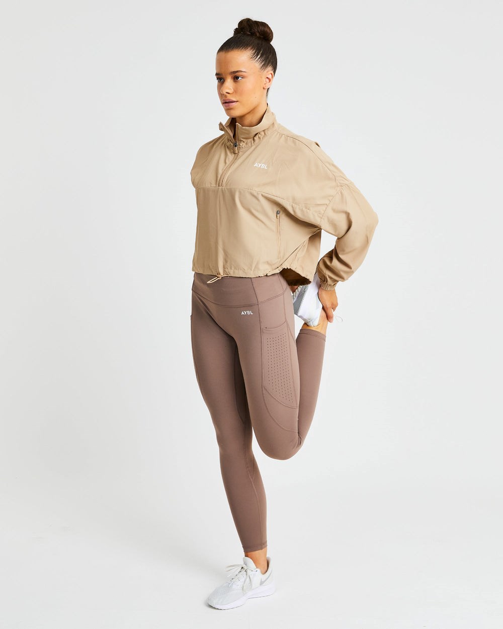 AYBL Everyday 1/2 Zip Pullover Nude | 83DQIFWAC