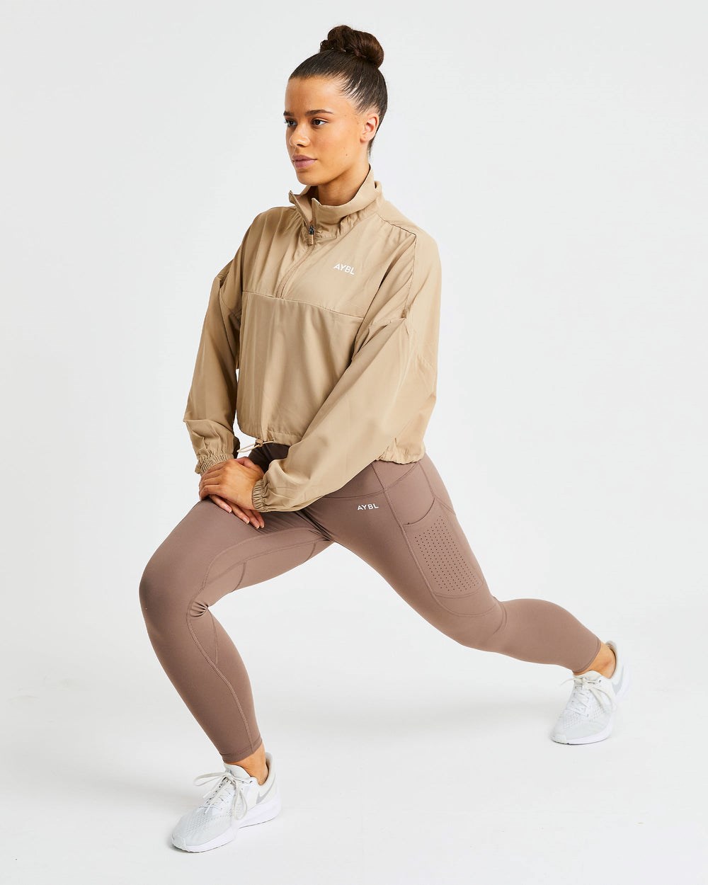 AYBL Everyday 1/2 Zip Pullover Nude | 83DQIFWAC