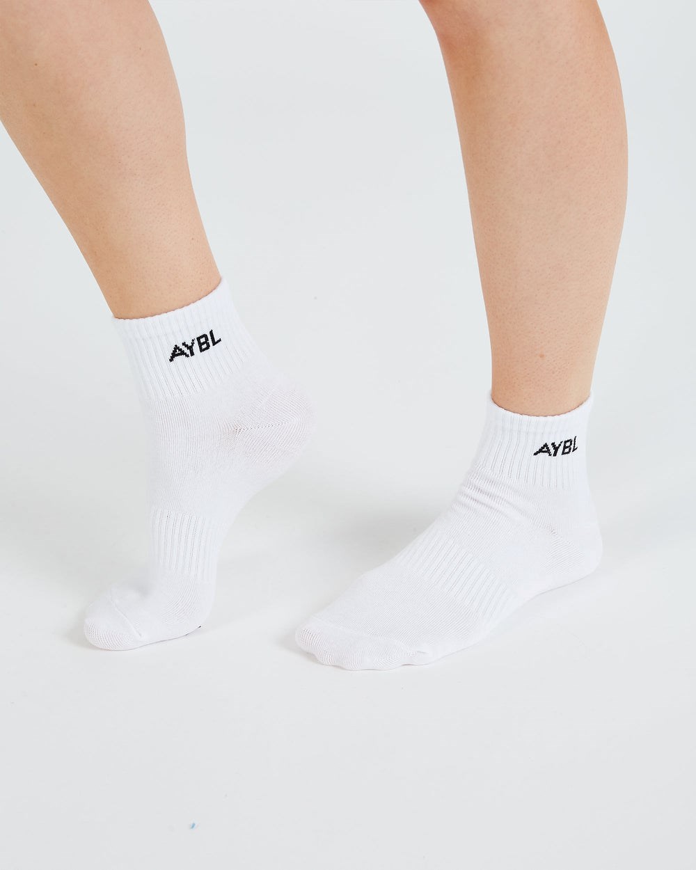 AYBL Everyday Ankle Socks (3 Pack) Biele | 64PMAENVD