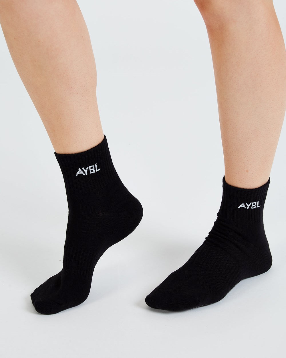 AYBL Everyday Ankle Socks (3 Pack) Čierne | 42BJRKCUL