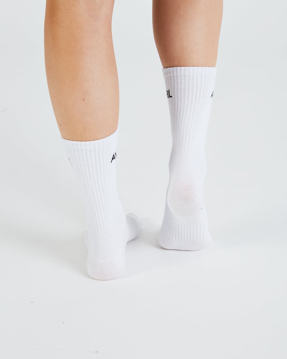 AYBL Everyday Crew Socks (3 Pack) Biele | 18KPOXMQU