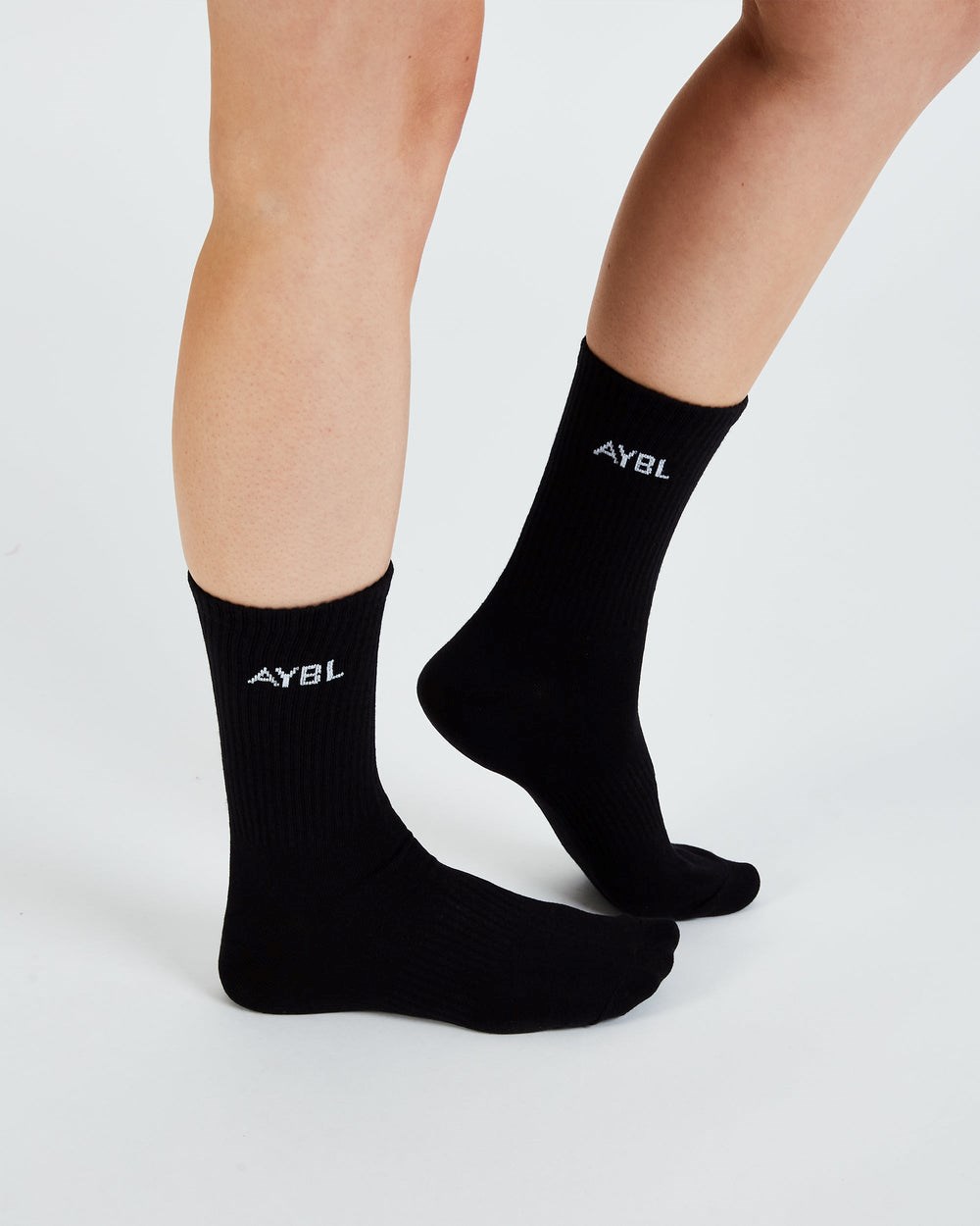 AYBL Everyday Crew Socks (3 Pack) Čierne | 93OGXYSCK