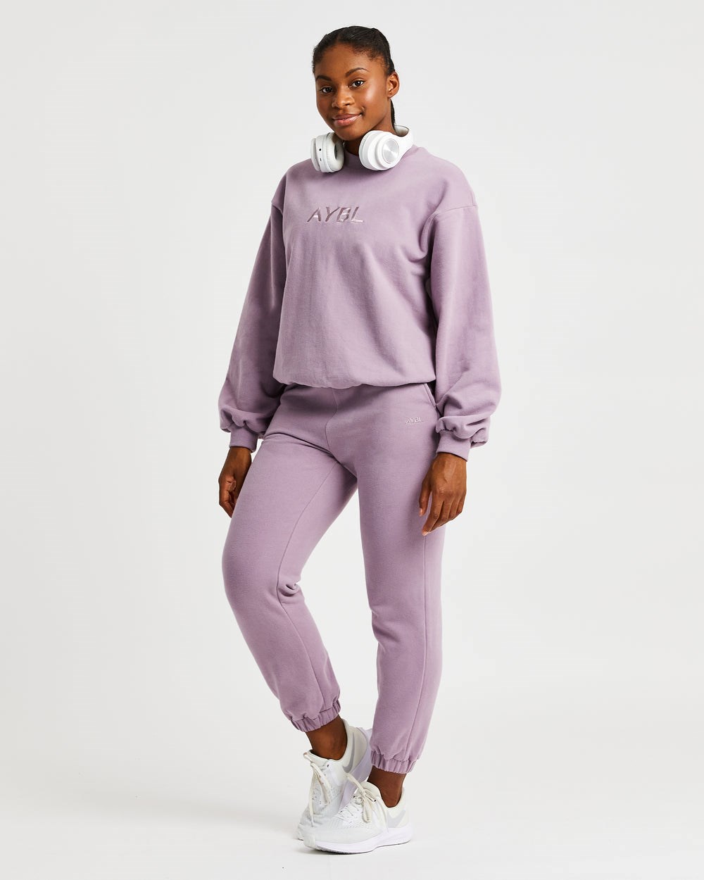 AYBL Everyday Oversized Joggers Muted Mauve | 09BMJVQUR