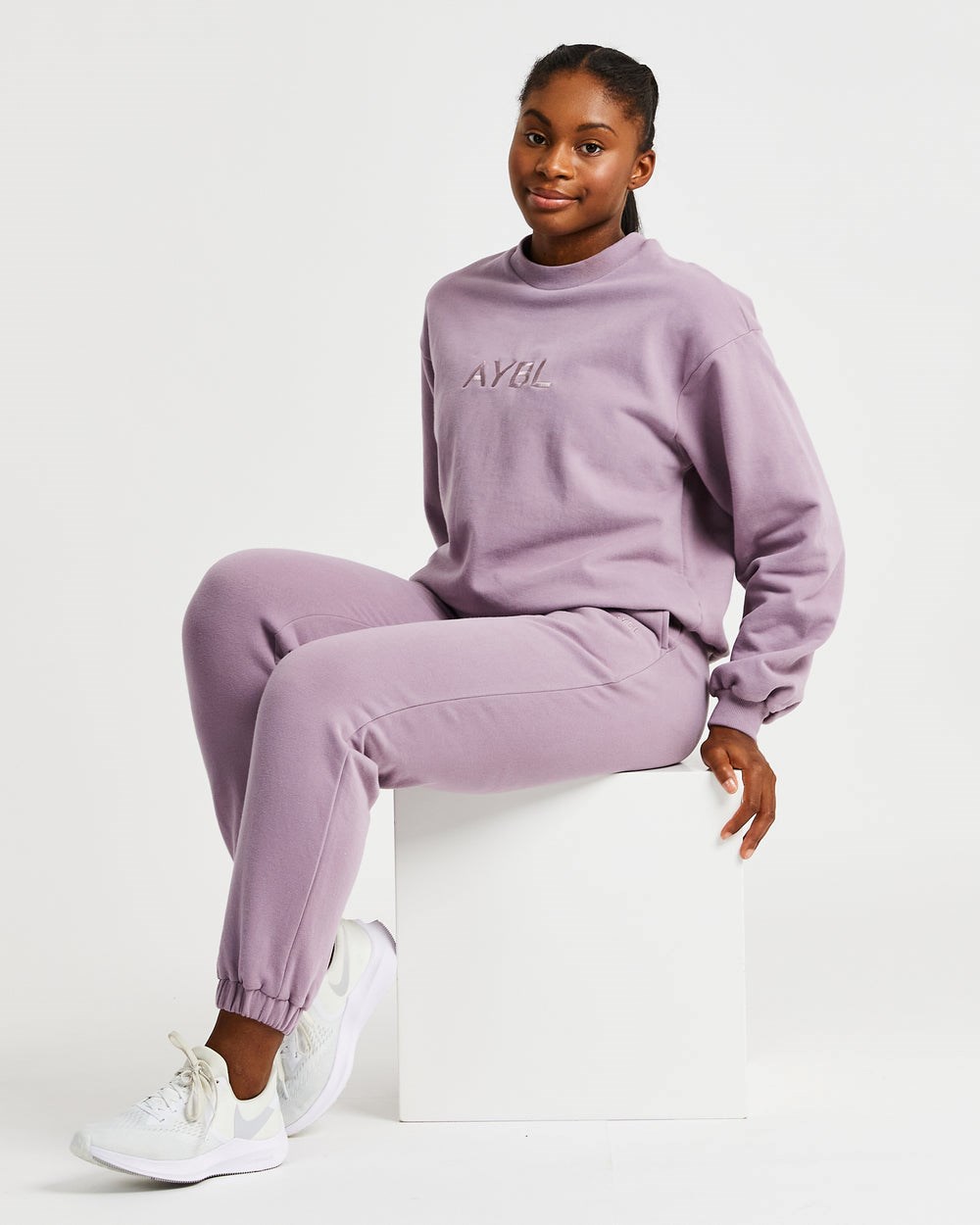 AYBL Everyday Oversized Joggers Muted Mauve | 09BMJVQUR