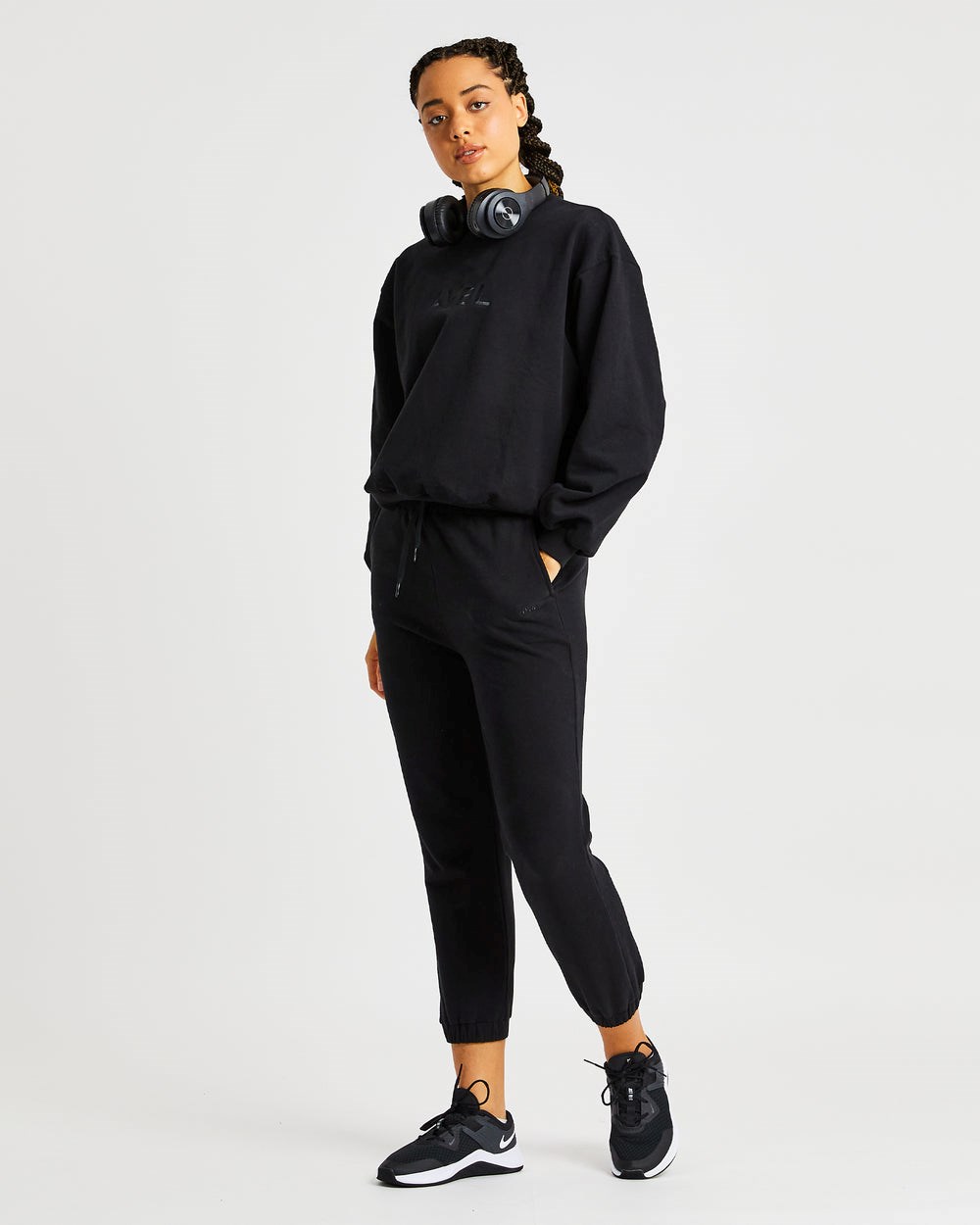 AYBL Everyday Oversized Joggers Čierne | 02OMBATIS