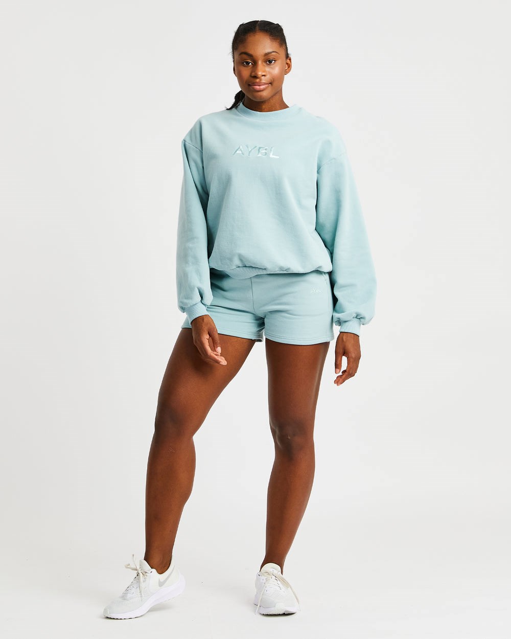 AYBL Everyday Oversized Shorts Soft Sage | 29EHQRZKS