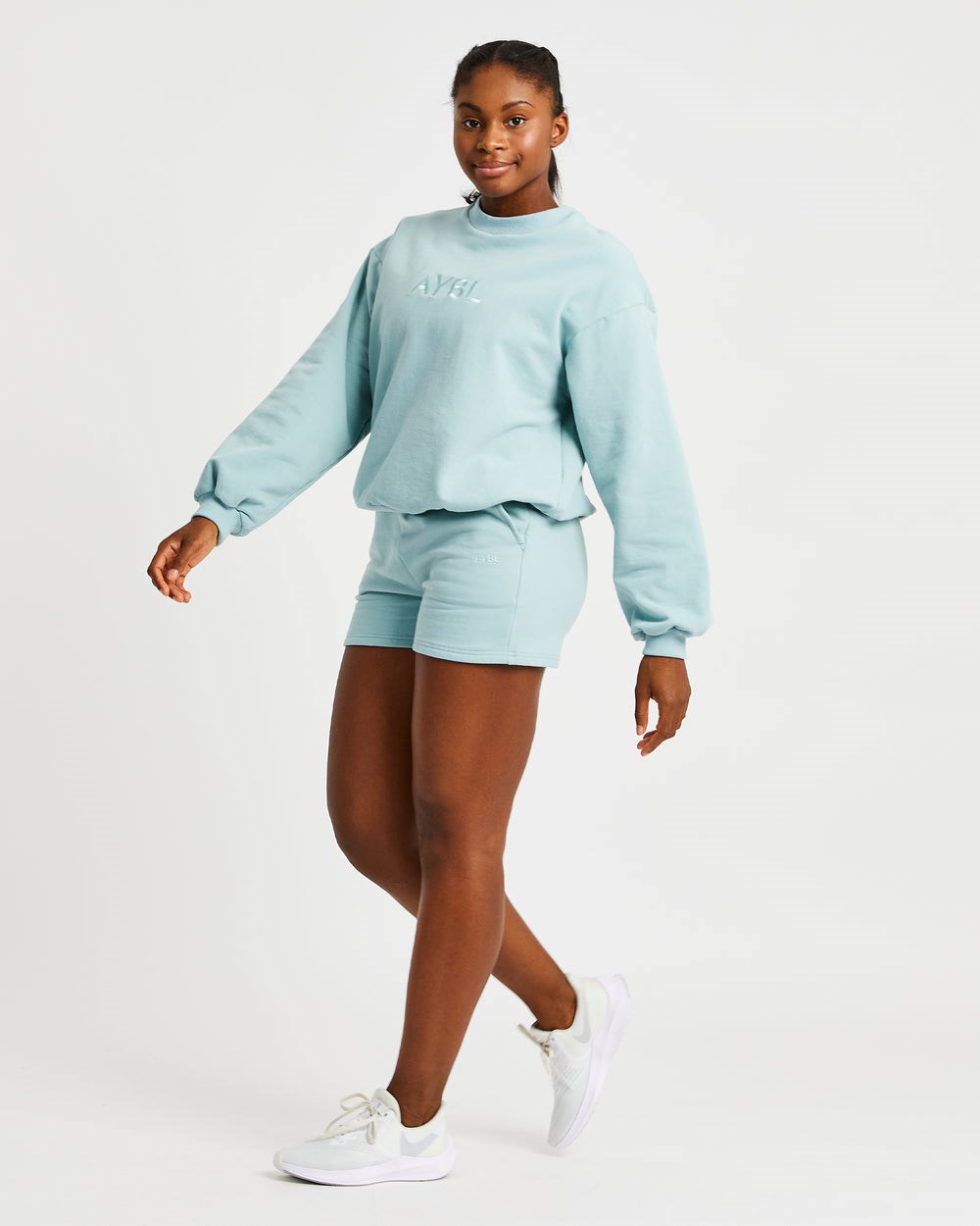 AYBL Everyday Oversized Shorts Soft Sage | 29EHQRZKS