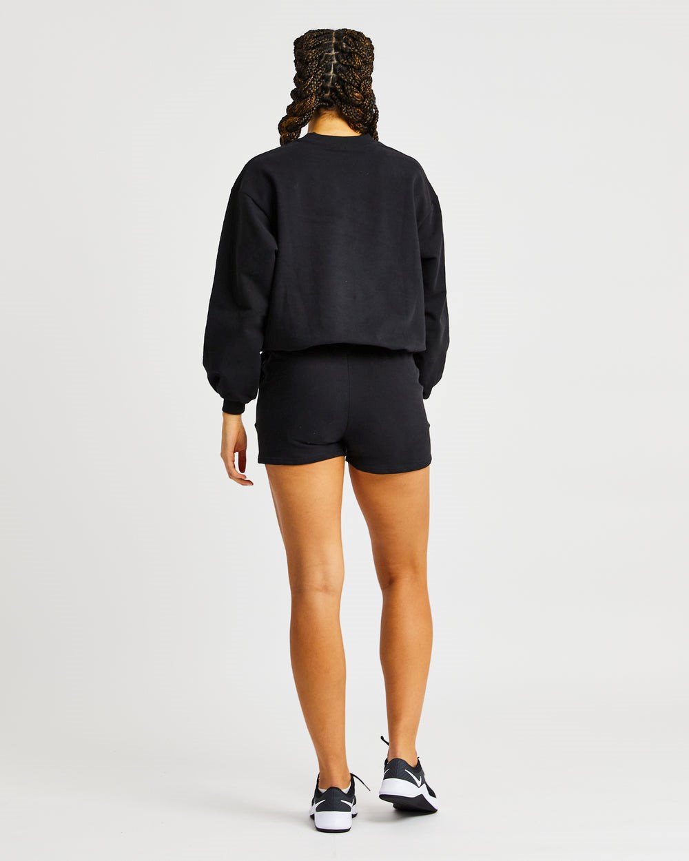 AYBL Everyday Oversized Shorts Čierne | 92QKHLYGF