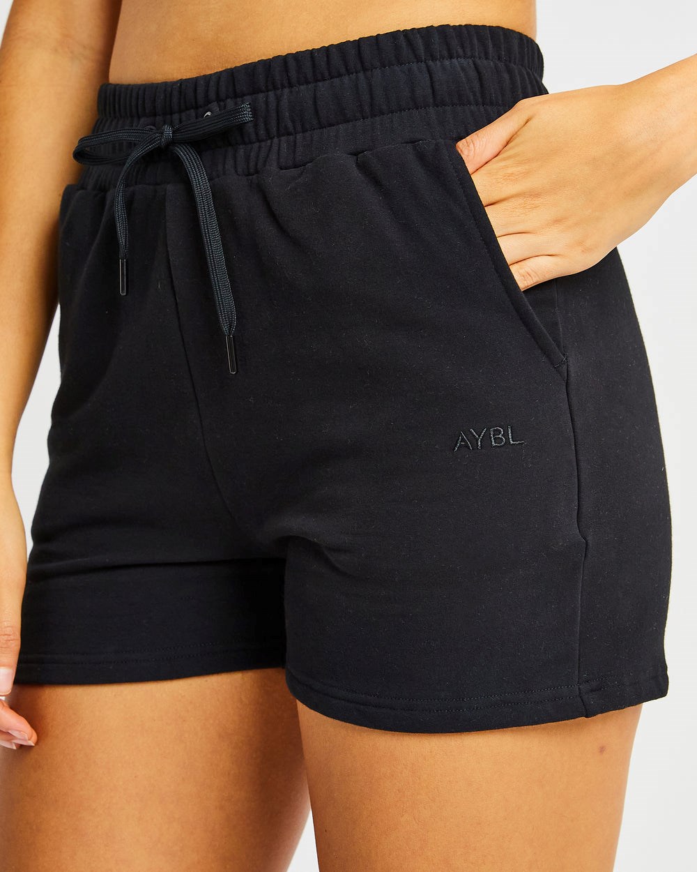 AYBL Everyday Oversized Shorts Čierne | 92QKHLYGF