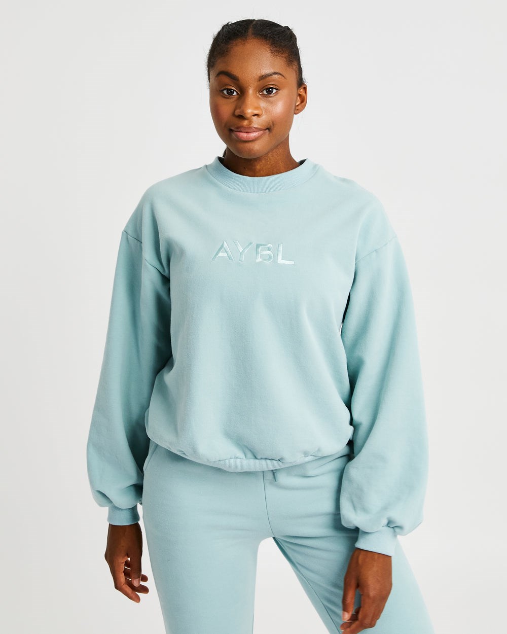 AYBL Everyday Oversized Svetrove Saty Soft Sage | 32NMUGFQJ