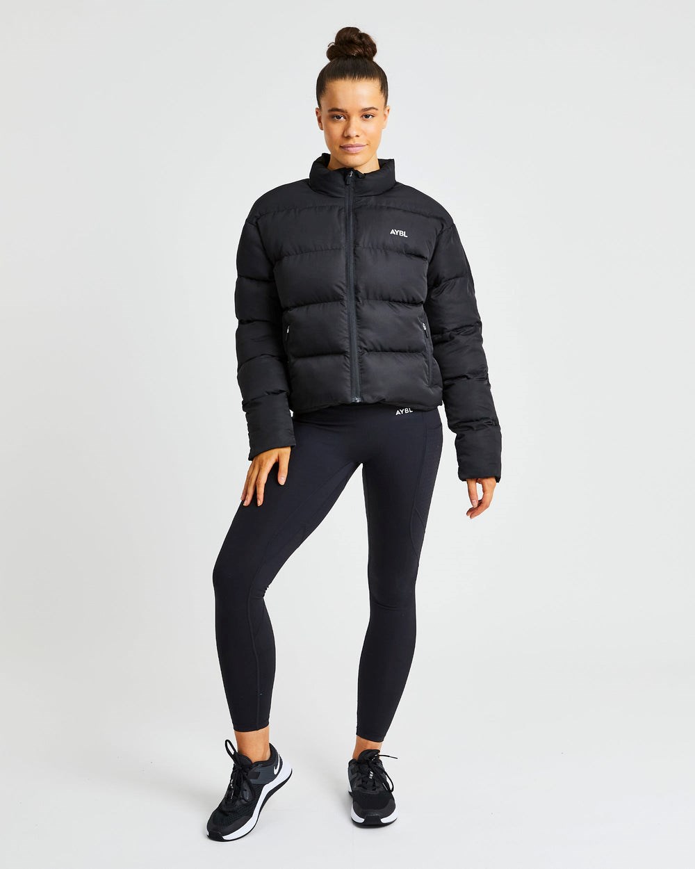 AYBL Everyday Puffer Coat Čierne | 76VLAUPHN