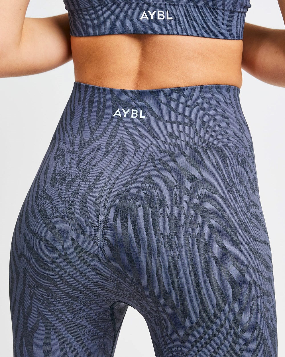 AYBL Evolve Animal Seamless Leggings Modre | 24OTKWNYV