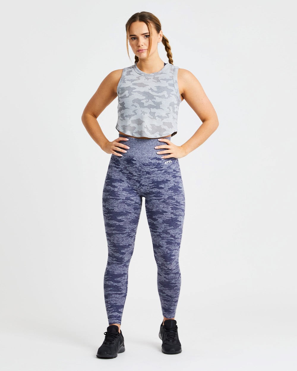 AYBL Evolve Camo Crop Vest Siva | 29ZKELSMB