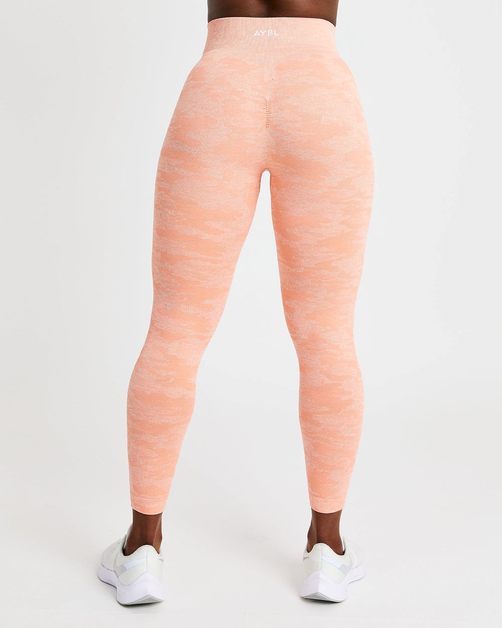 AYBL Evolve Camo Seamless Leggings Peach | 56UYFMVKO