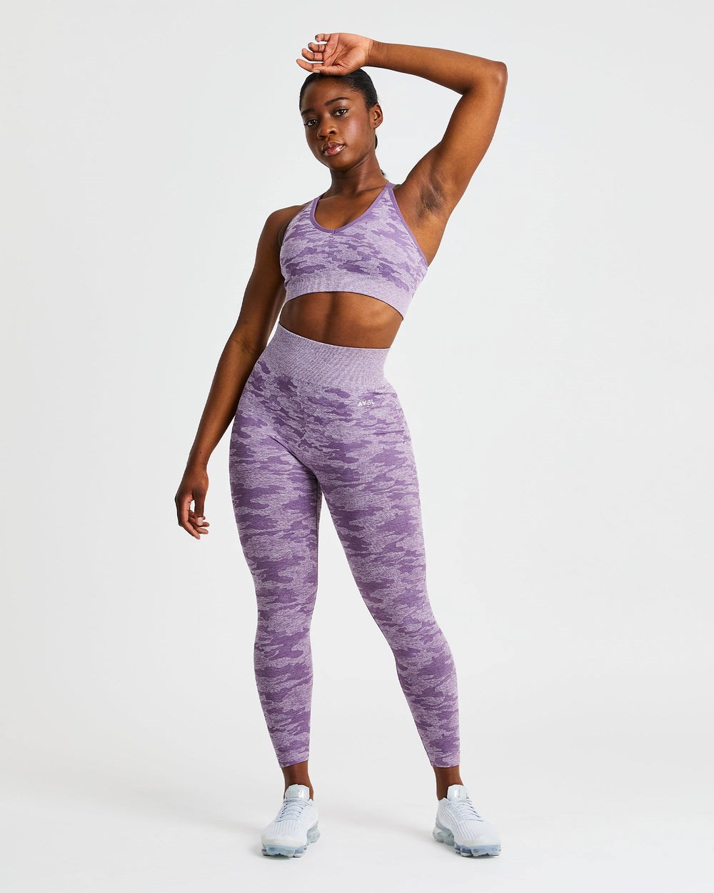 AYBL Evolve Camo Seamless Leggings Plum | 64ZOYVELH