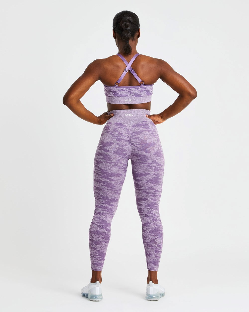 AYBL Evolve Camo Seamless Leggings Plum | 64ZOYVELH