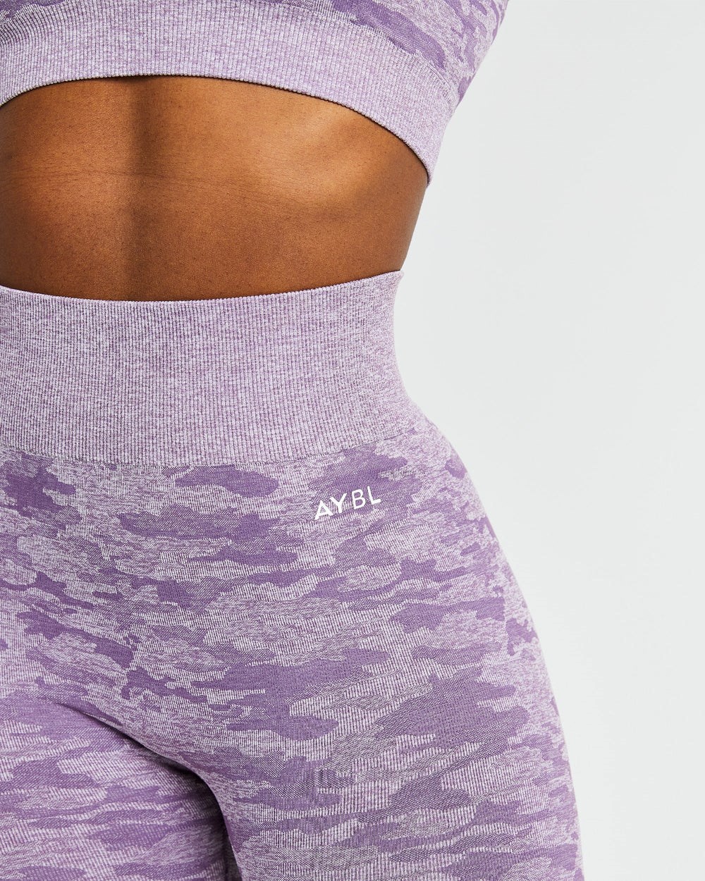 AYBL Evolve Camo Seamless Leggings Plum | 64ZOYVELH