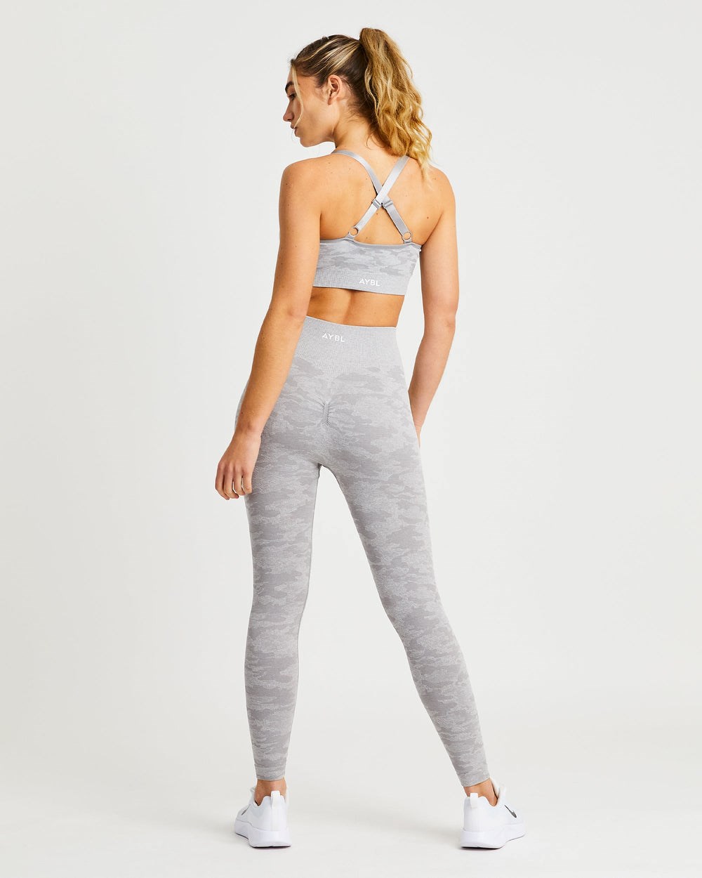 AYBL Evolve Camo Seamless Leggings Siva | 72UGKSHAX