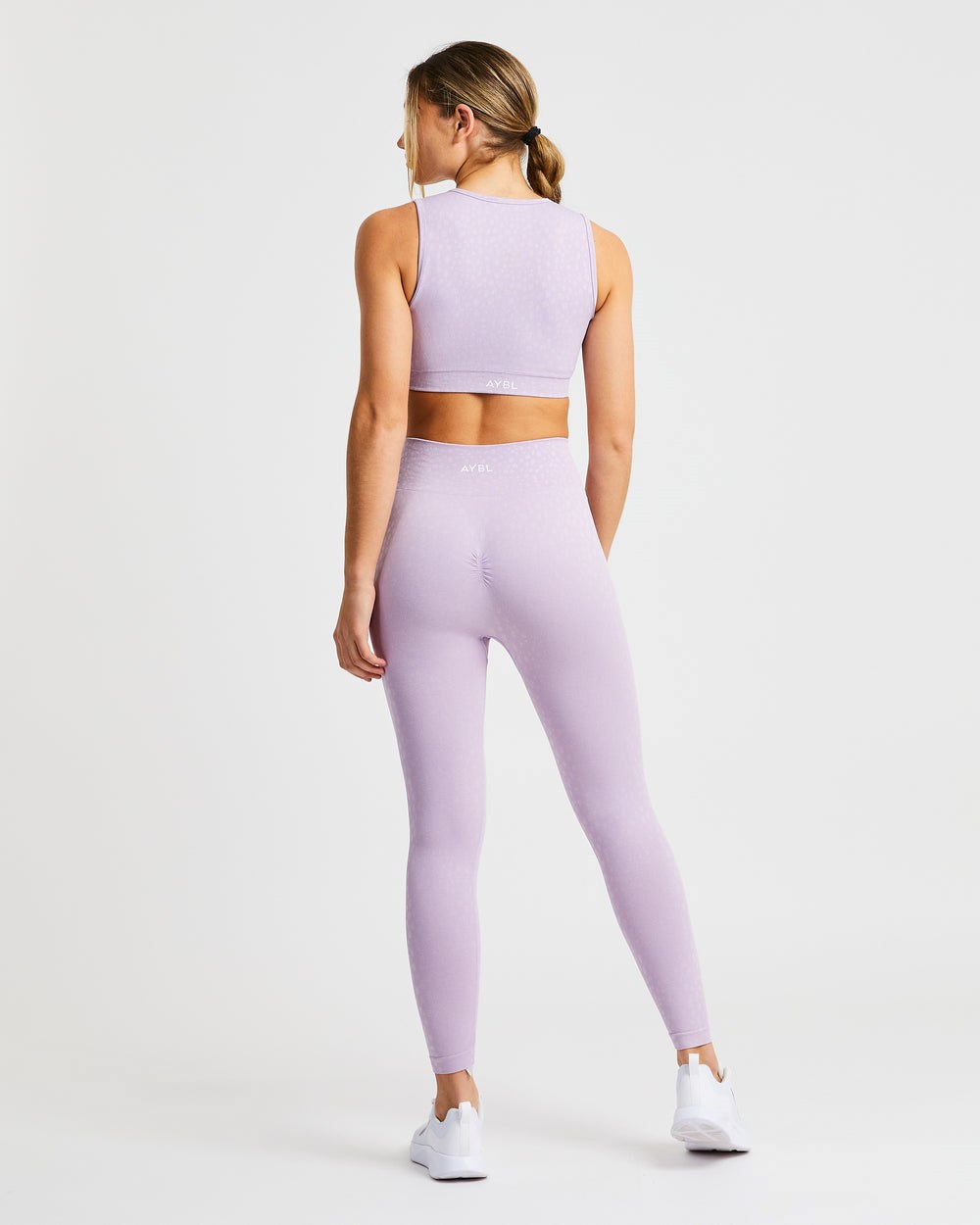 AYBL Evolve Speckle Seamless Crop Vest Lilac | 72URFOXPM