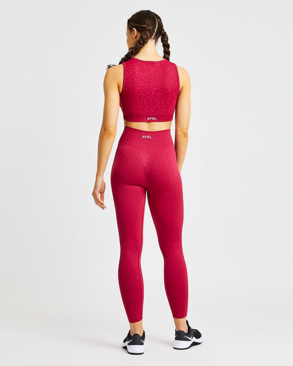 AYBL Evolve Speckle Seamless Crop Vest Raspberry | 59JVYWAZE