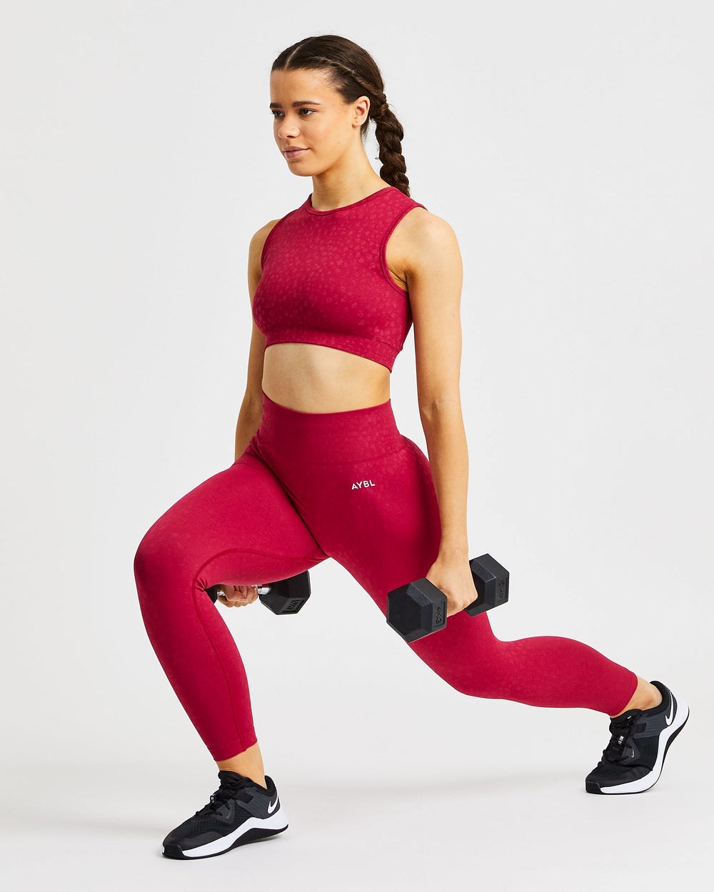 AYBL Evolve Speckle Seamless Crop Vest Raspberry | 59JVYWAZE