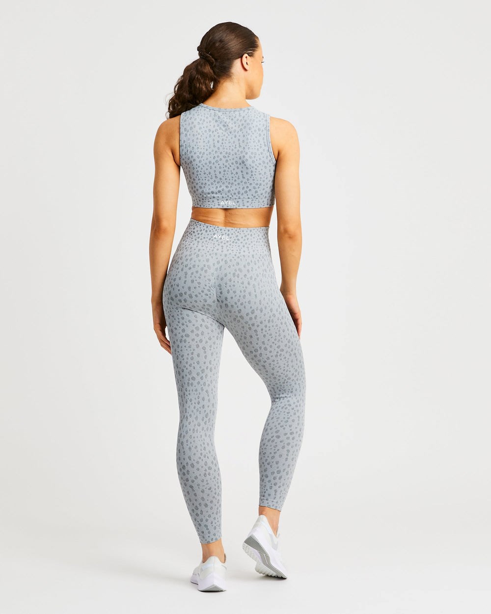 AYBL Evolve Speckle Seamless Crop Vest Svetlo Siva | 41BLPOEFQ