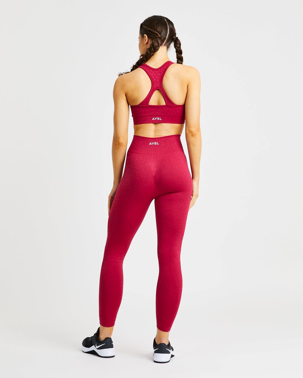 AYBL Evolve Speckle Seamless Leggings Raspberry | 07JBHZTDM