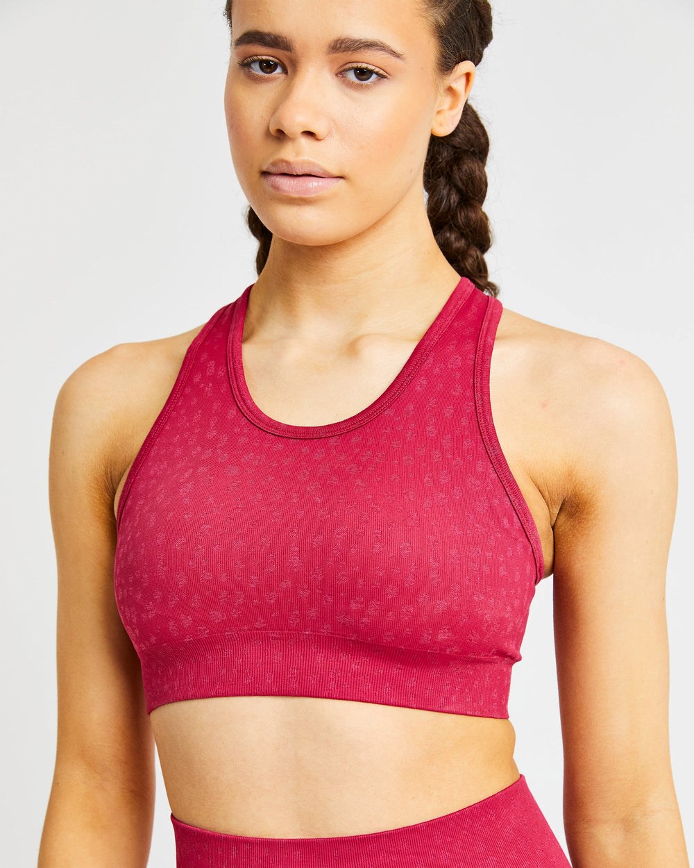 AYBL Evolve Speckle Seamless Sports Bra Raspberry | 48CXPJRQU