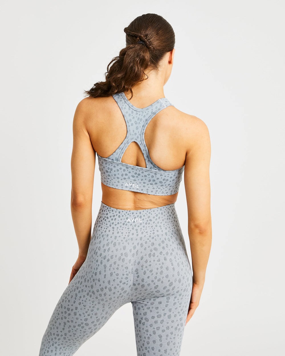 AYBL Evolve Speckle Seamless Sports Bra Svetlo Siva | 57VNXYKPR