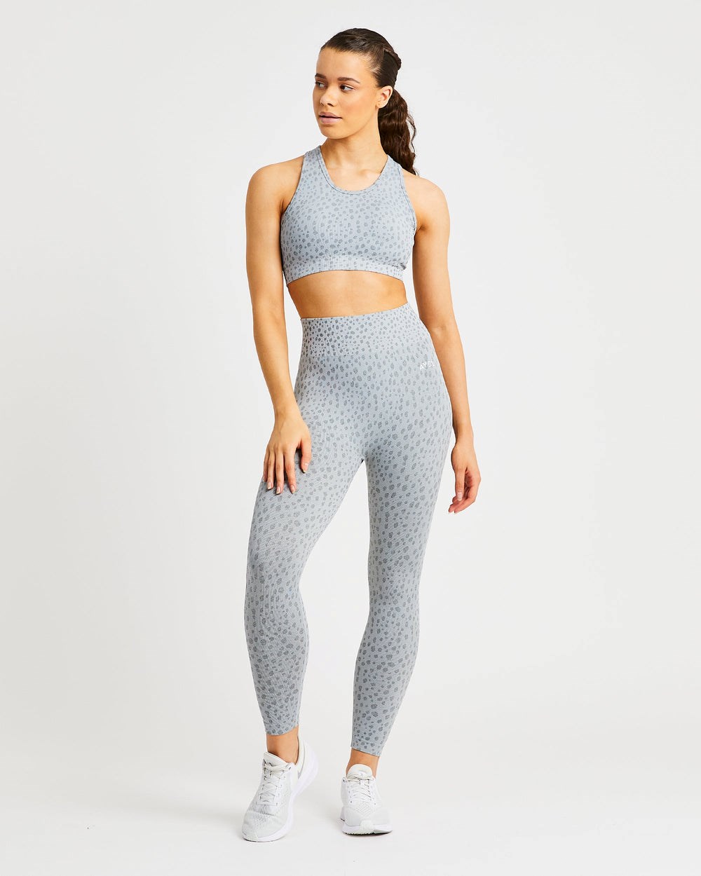 AYBL Evolve Speckle Seamless Sports Bra Svetlo Siva | 57VNXYKPR