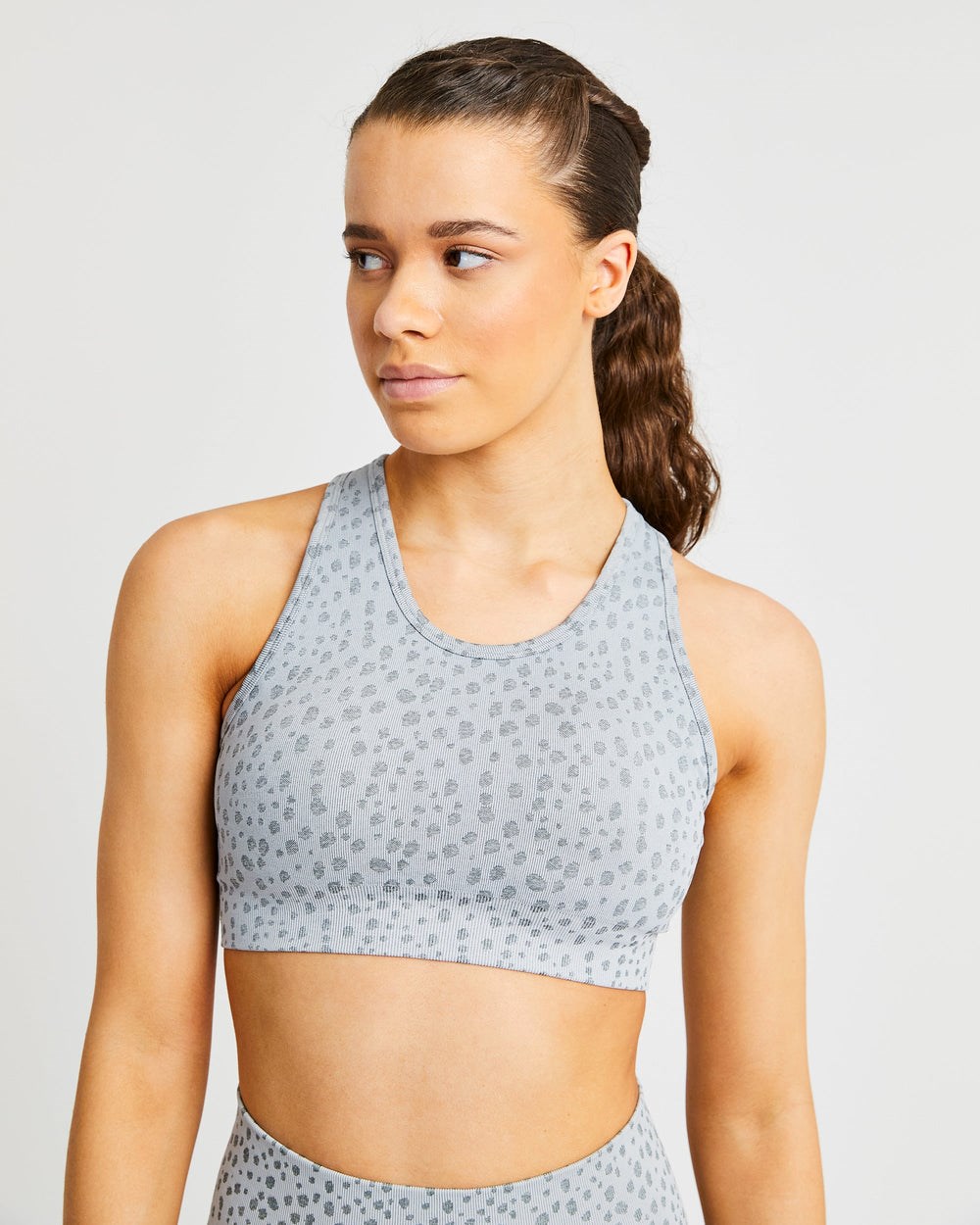 AYBL Evolve Speckle Seamless Sports Bra Svetlo Siva | 57VNXYKPR