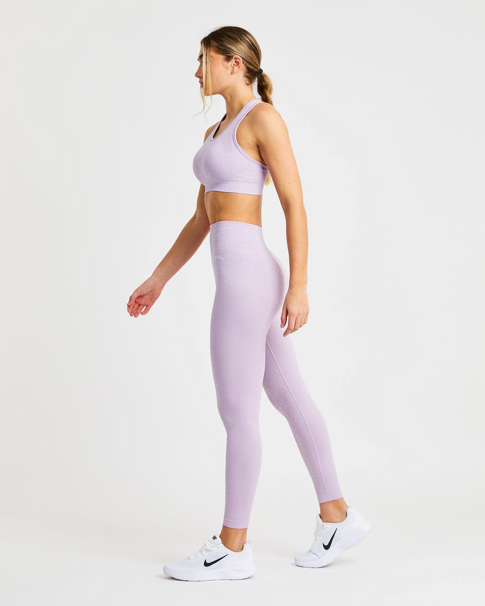 AYBL Evolve Speckle Seamless Sports Bra Lilac | 76WMGPTXB