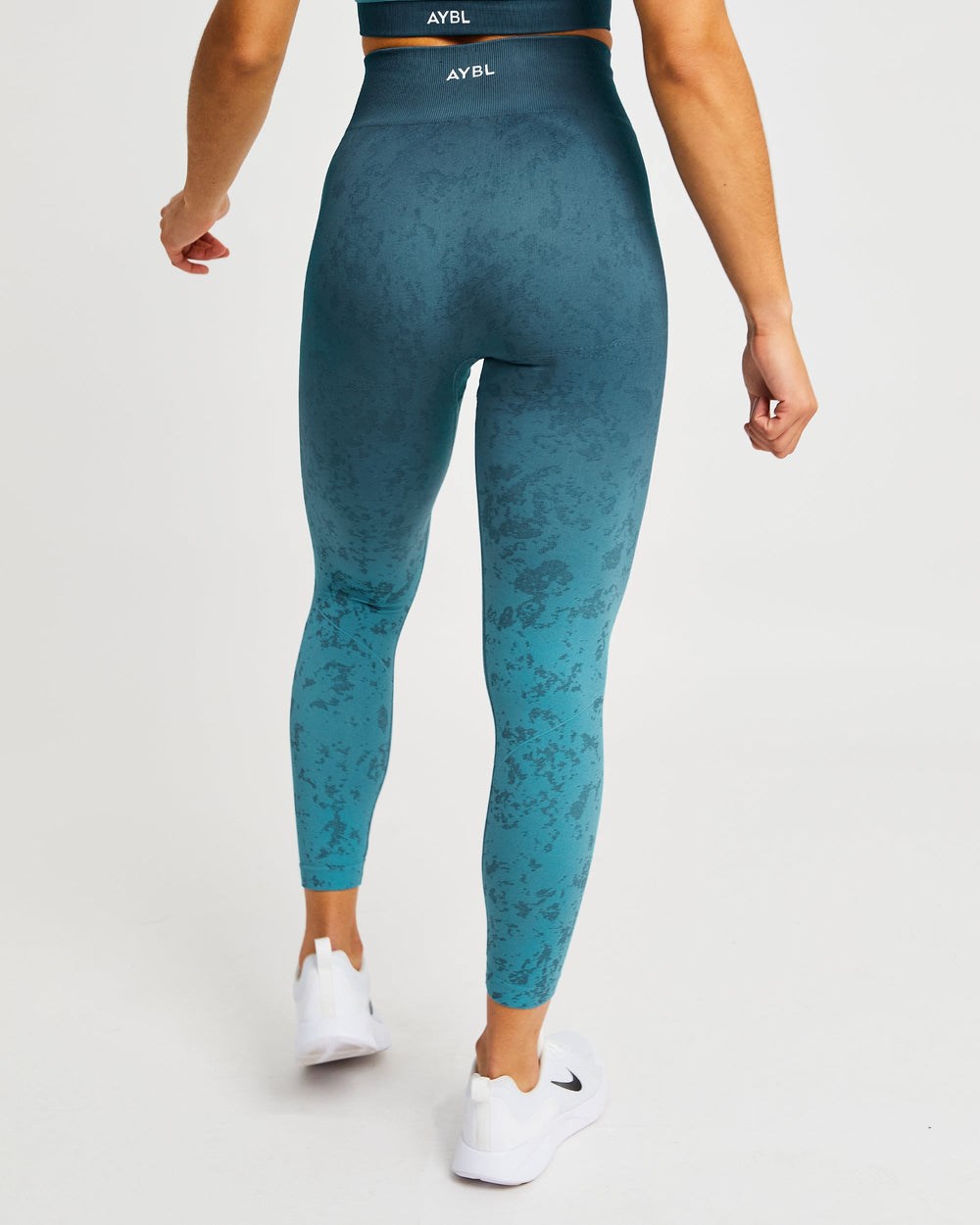 AYBL Flare Seamless Leggings Teal | 27ZGXKTCY