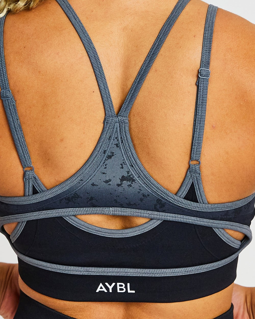 AYBL Flare Seamless Sports Bra Čierne | 03NCTDKYJ