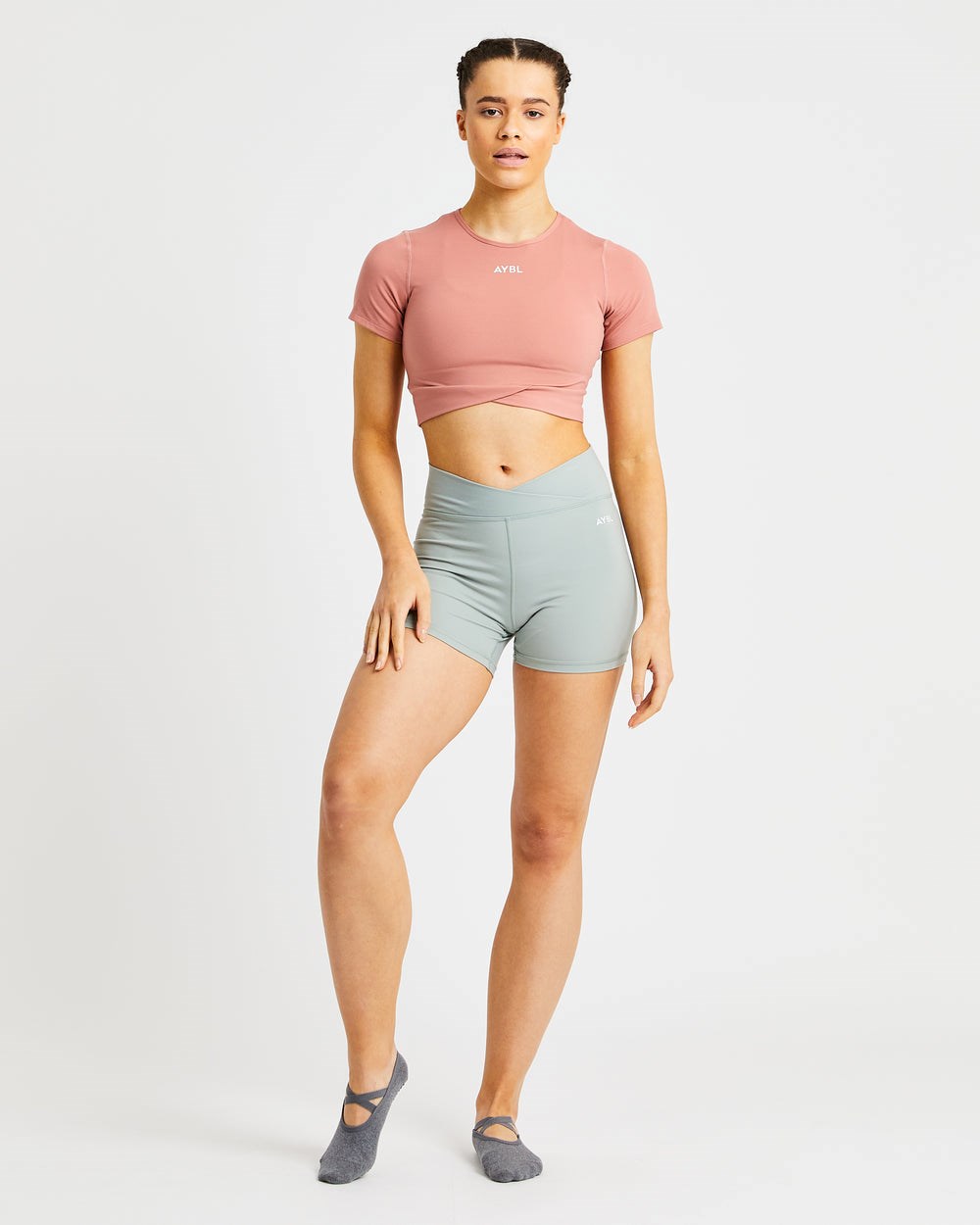 AYBL Flow Crop Top Ruzove | 07RUZGBKO