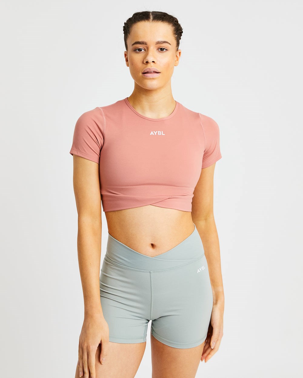 AYBL Flow Crop Top Ruzove | 07RUZGBKO