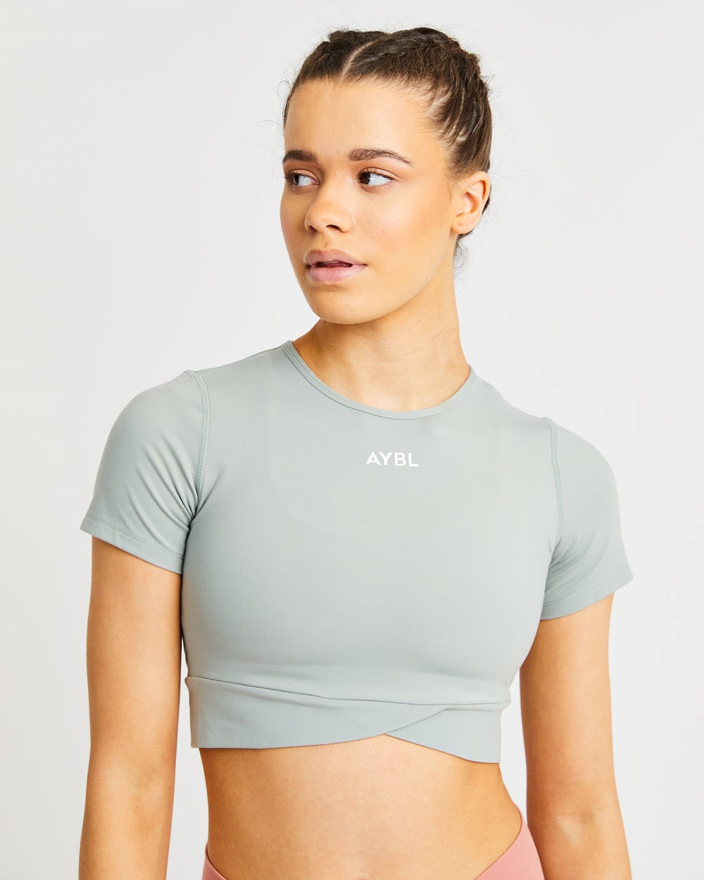 AYBL Flow Crop Top Zelene | 25ITVHSBX